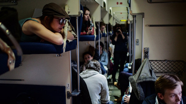 Обнаженные пассажирки устроили дебош в поезде "Львов-Киев"