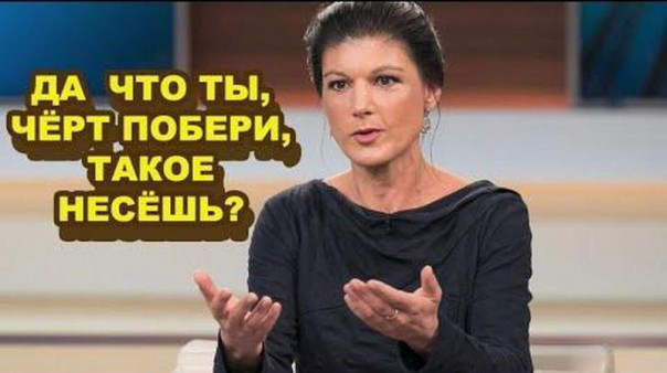 Сара Вагенкнехт «просто порвала» русофоба на ток-шоу в Германии
