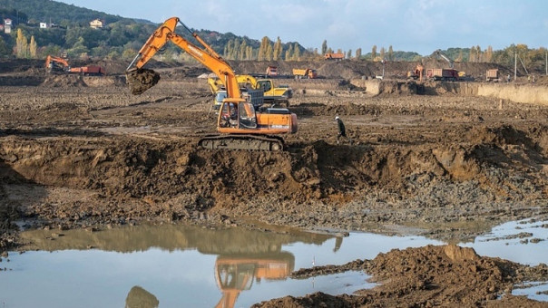 Строительство водозабора на реке Бельбек в Крыму