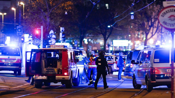 Теракт в центре Вены: хроника событий