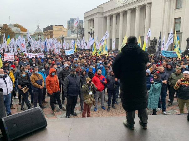 Массовые протесты в Киеве: полиция усилила охрану