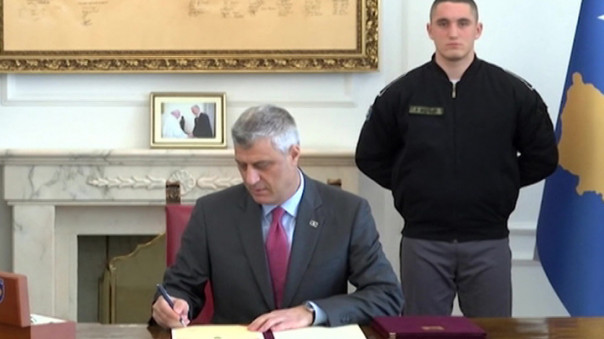 Хашим Тачи взят под стражу в Гааге