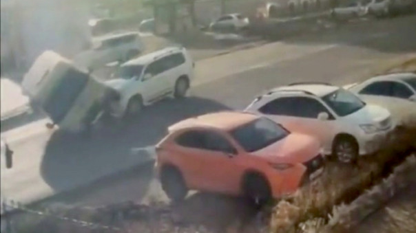 Сын министра повалил машину инкассаторов в Благовещенске