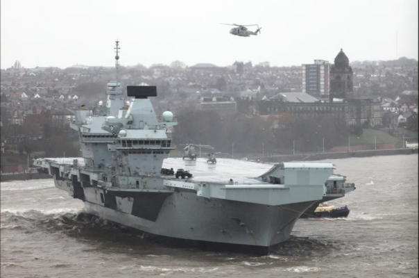 Новейший британский авианосец сломался из-за воды