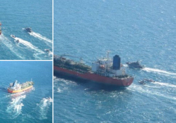 Иран захватил южнокорейский танкер: фото