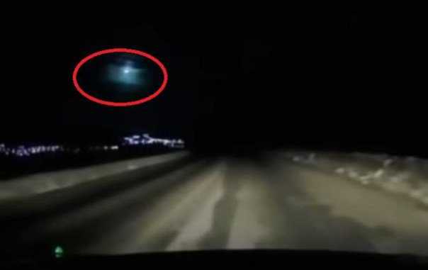 Метеорит взорвался в небе над Камчаткой