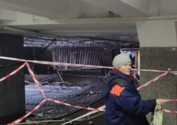 "Символично!". В Киеве в день Соборности обвалился подземный переход на Майдане