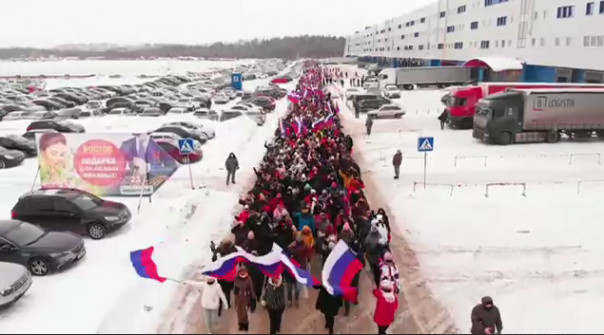 Настоящая поддержка выглядит именно так!!! #ПутинНашПрезидент: танцевально-музыкальный флешмоб охватил всю страну