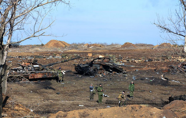 По местам сражений Дебальцевского плацдарма