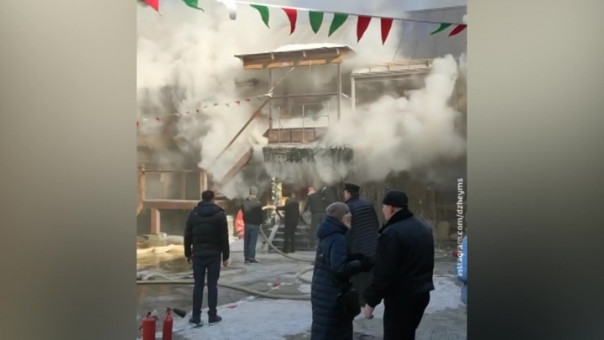 В Москве загорелся Измайловский кремль