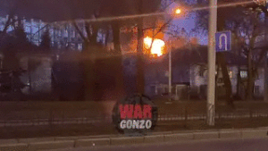 Крупный пожар в Донецке: загорелось здание одного из старейших мясокомбинатов Донбасса