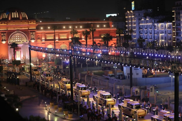 В Египте состоялся Золотой парад фараонов