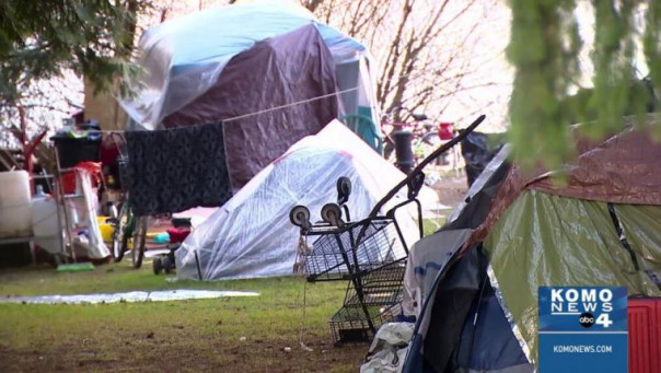 США: Бомжи разбили лагерь прямо в школе