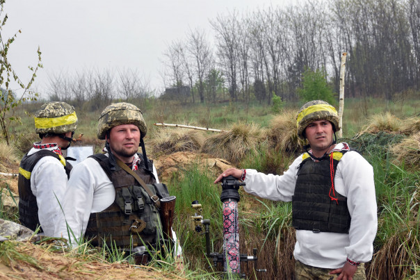 "Это наш генетический код": Укрофашисты нарядили в вышиванку миномет