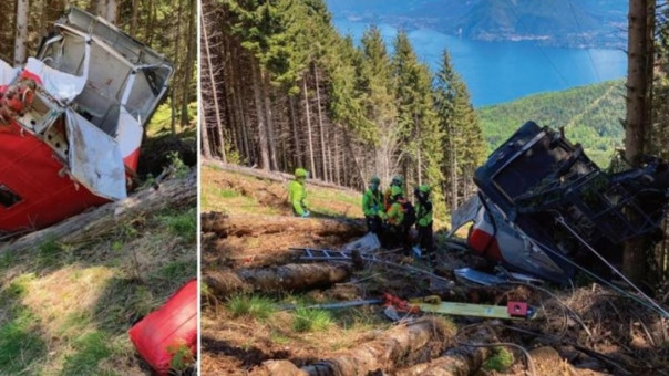 Смертельная авария на фуникулёре в горах Италии: погибли 13 человек