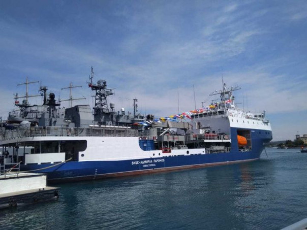 Малый морской танкер «Вице-адмирал Паромов» приняли в состав ЧФ | Новости Навашинской и Окская судоверфи