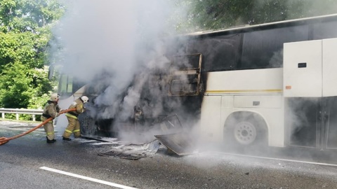 Автобусы с детьми столкнулись под Туапсе, есть пострадавшие