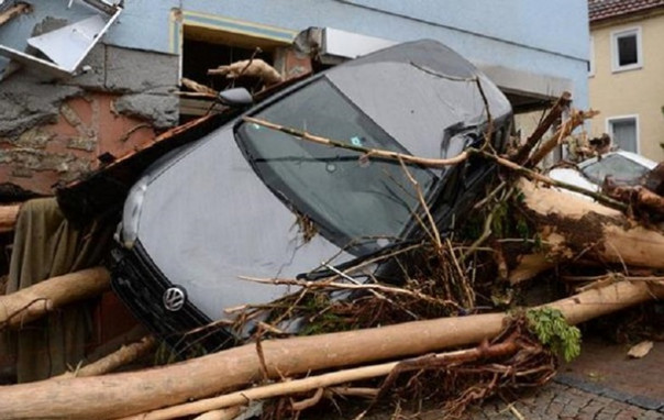 Германию накрыли экстремальные ливни