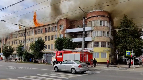 Непотушенная сигарета сожгла четырехэтажное наследие культуры