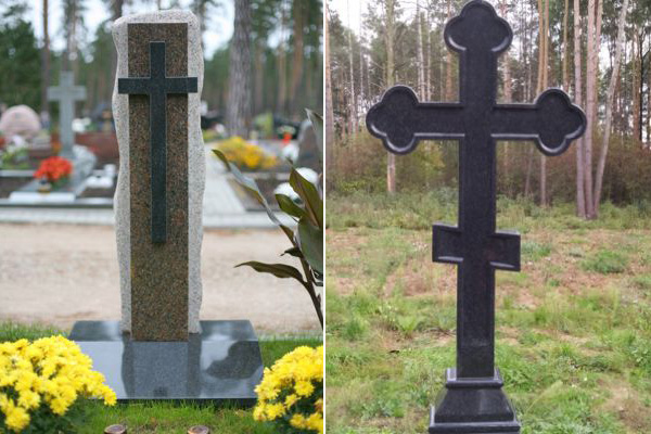 Гранитные кресты на могилу: виды и главные особенности