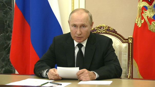 Встреча Путина с руководителями спецслужб стран СНГ