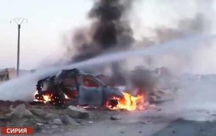 На севере Сирии в результате удара неизвестного дрона погибло три человека