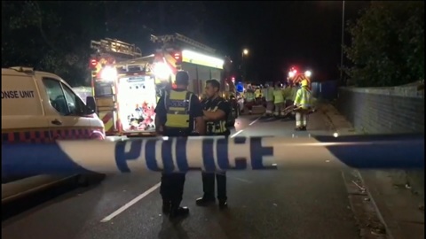 Два поезда столкнулись недалеко от Солсбери