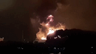 На крупнейшем нефтеперерабатывающем заводе в Индонезии произошёл пожар