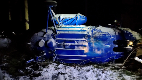 Пилот упавшего в Удмуртии вертолета умер на руках врачей