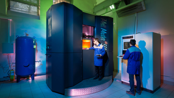 ЦНИИТМАШ впервые в отечественной практике изготовил партию крупногабаритных изделий методом селективного лазерного сплавления металлических порошков