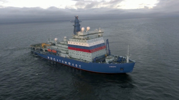 Самый большой ледокол «Сибирь» вошел в состав Росатомфлота