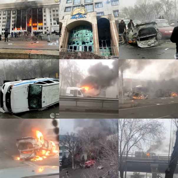 В Казахстане оценили ущерб от беспорядков