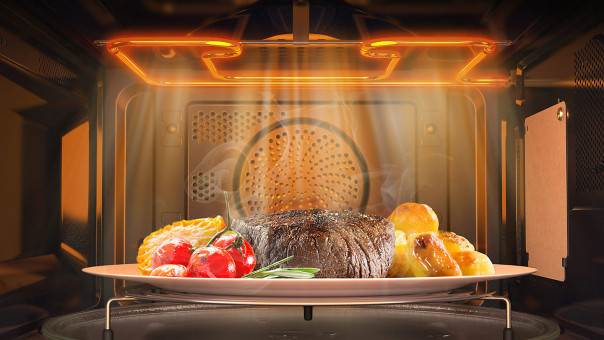 Преимущества микроволновки с грилем REDMOND