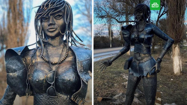 Под Белгородом демонтировали памятник «проститутке Олечке из 90-х»