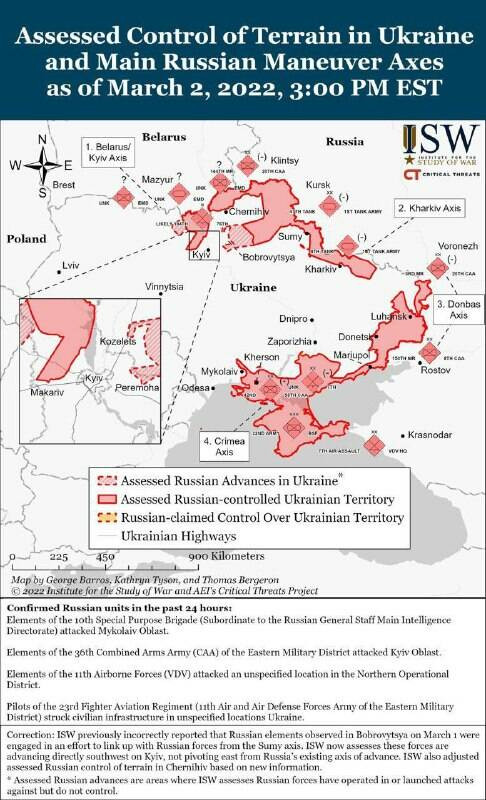Специальная военная операция в Донбассе. Последние новости (день 8)