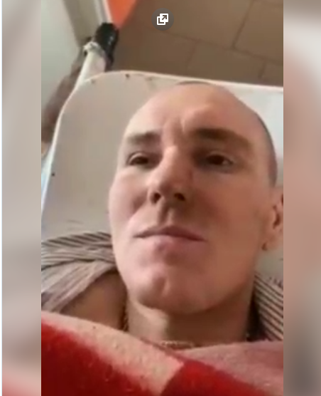 Раненый российский солдат в плену