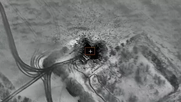 Минобороны показало видео уничтожения бронированной техники ВСУ