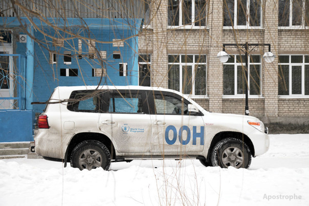 Украинские войска используют транспорт с символикой ООН для перевозки средств ПЗРК