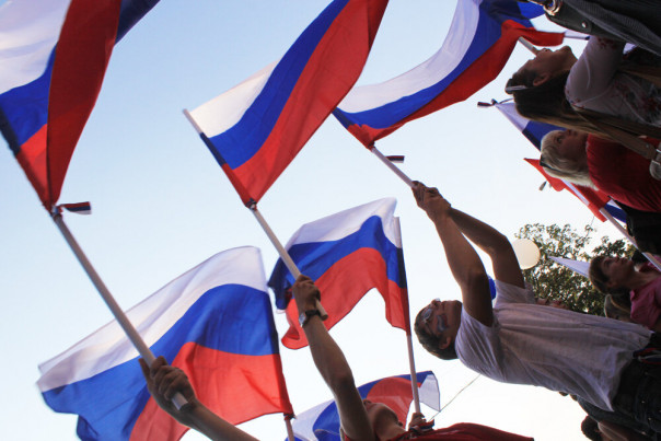 Сербы организовали акцию в поддержку жителей Донбасса