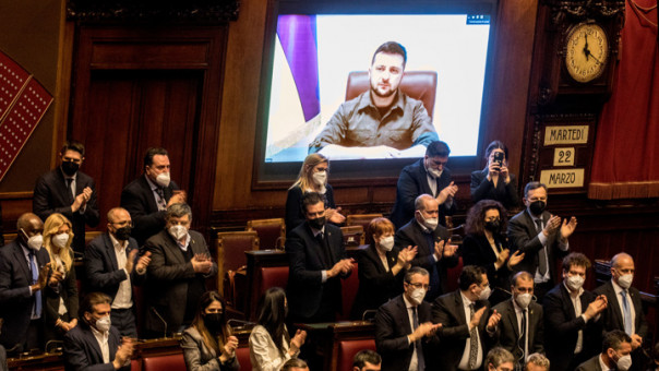 Итальянские депутаты отказались слушать Зеленского