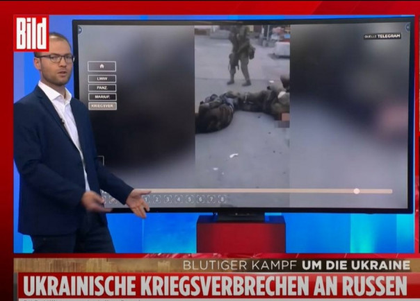 На немецком телевидении показали видео издевательств над российскими военнопленными