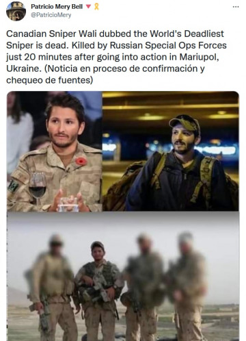 За 20 минут: в Мариуполе русским спецназом ликвидирован канадский «снайпер-убийца»