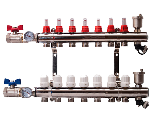 Коллекторы для водоснабжения: особенности, характеристики, принципы выбора и установки