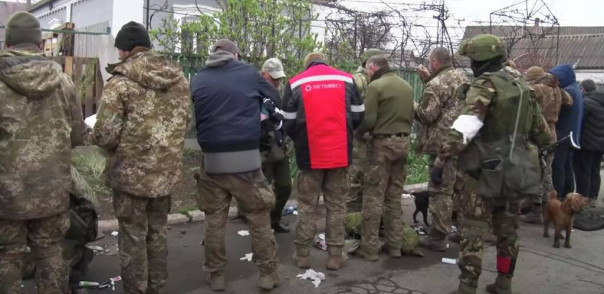 Ещё более 300 украинских морских пехотинцев сдались в плен в Мариуполе