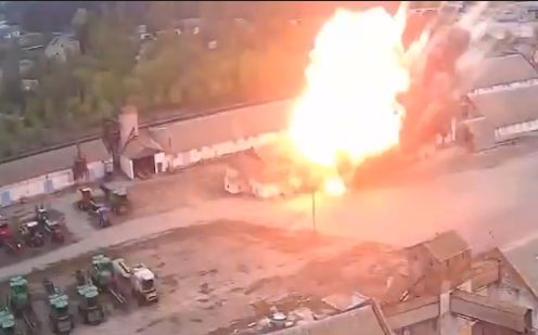 Взрывоопасное зернохранилище