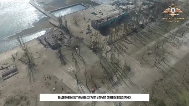 Зрелищные кадры боя: Штурм лодочной станции и шлакового отвала на заводе «Азовсталь»