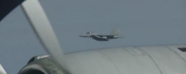 Японский F-15 приблизился к российскому Ту-95МС во время авиапатрулирования