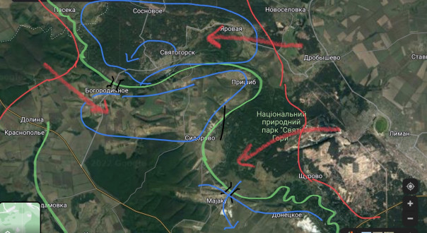 Святогорск окружён. Котел захлопнулся.