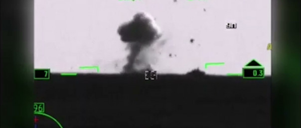 Боевая работа экипажей вертолётов Ка-52 ВКС России