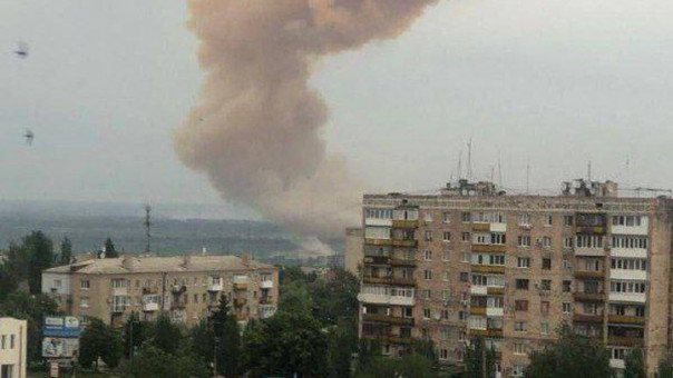 В Северодонецке подорвана цистерна с химикатами